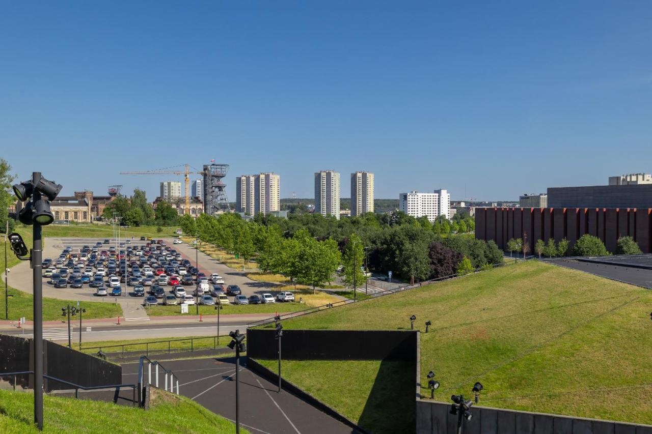 Korfantego Stylish Apartment With City View Spodek Katowice By Noclegi Renters Exterior foto
